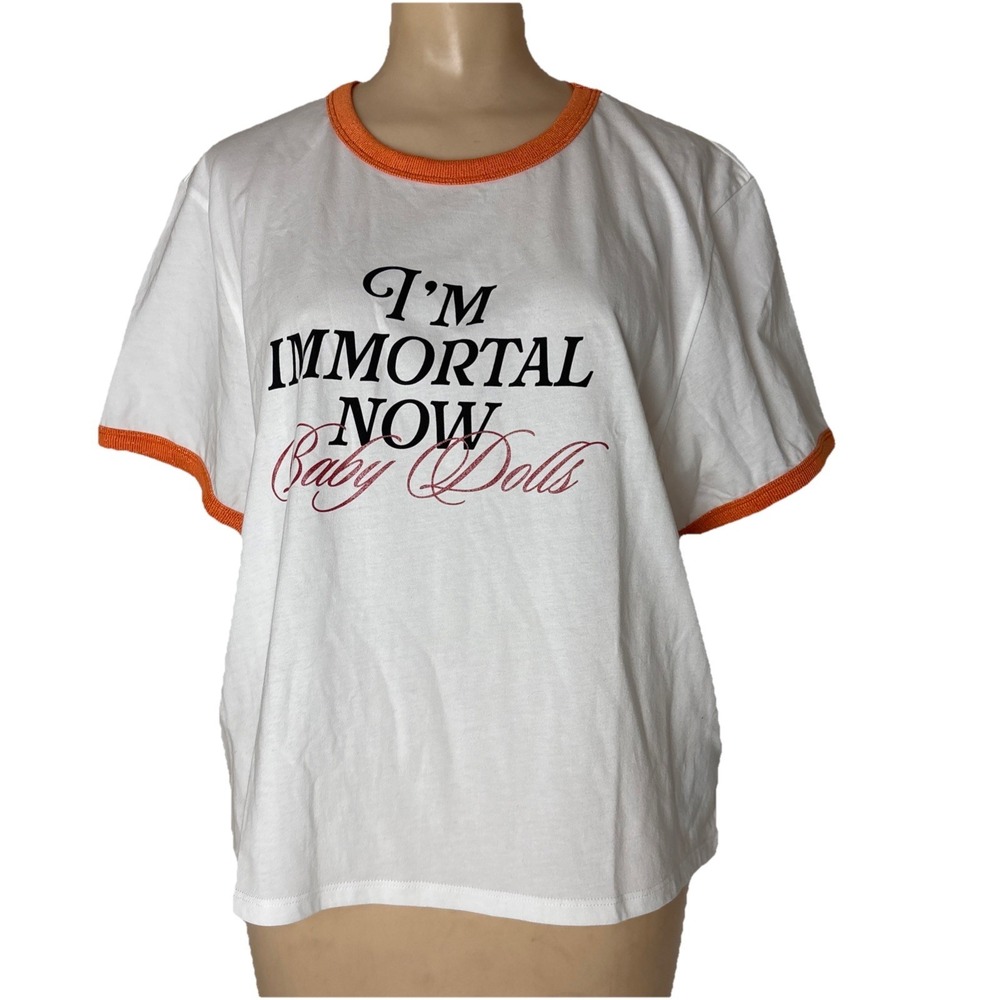 Taylor Swift Official Merch - I'm Immortal Now Baby Dolls Baby T-Shirt 2XL